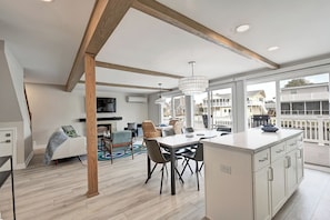 Interior - Newly Renovated 4-Bedroom, 1.5-Bathroom Canal-Front Home in South Bethany Beach; Parking Pass, Free WIFI and 2 Large Decks! (Bethany Beach)