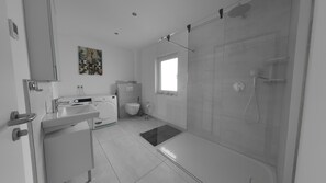 Shower, hair dryer