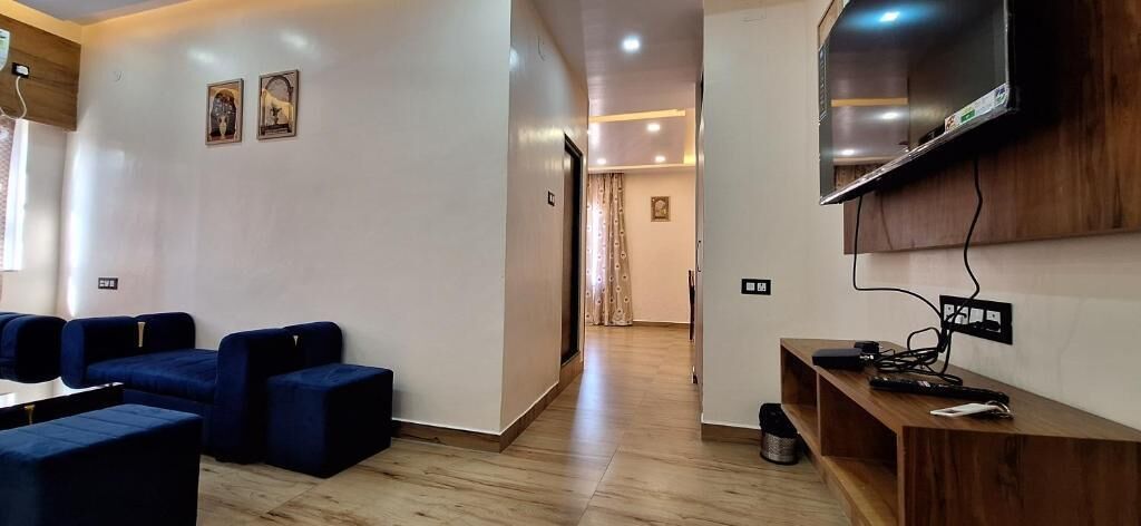 Suite, uitzicht op bergen | Interieur