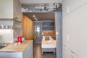 1 Schlafzimmer, Bügeleisen/Bügelbrett, kostenloses WLAN, Bettwäsche
