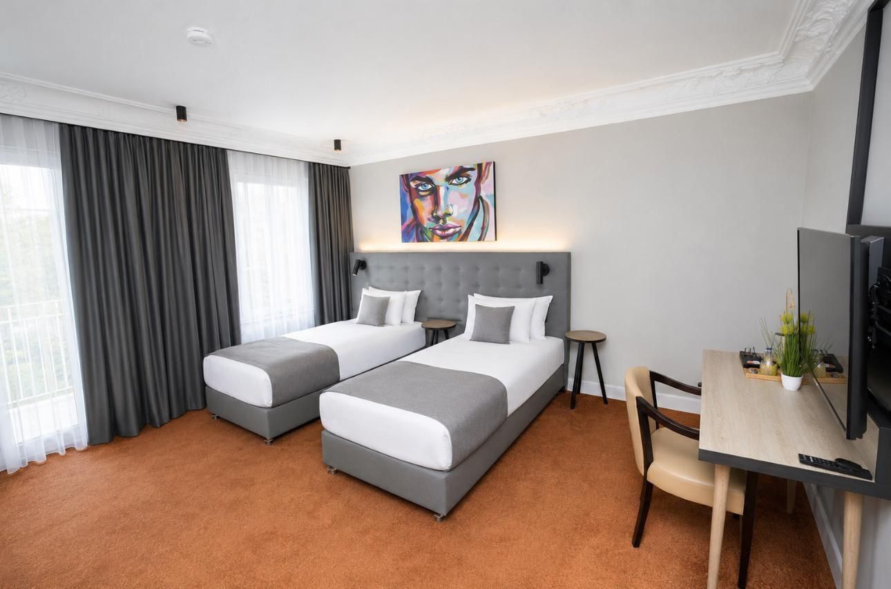 Double or Twin Room, Balcony, Courtyard View