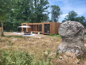 Exterior - Lodge with pets, aircon - 6 guests (Verneix)