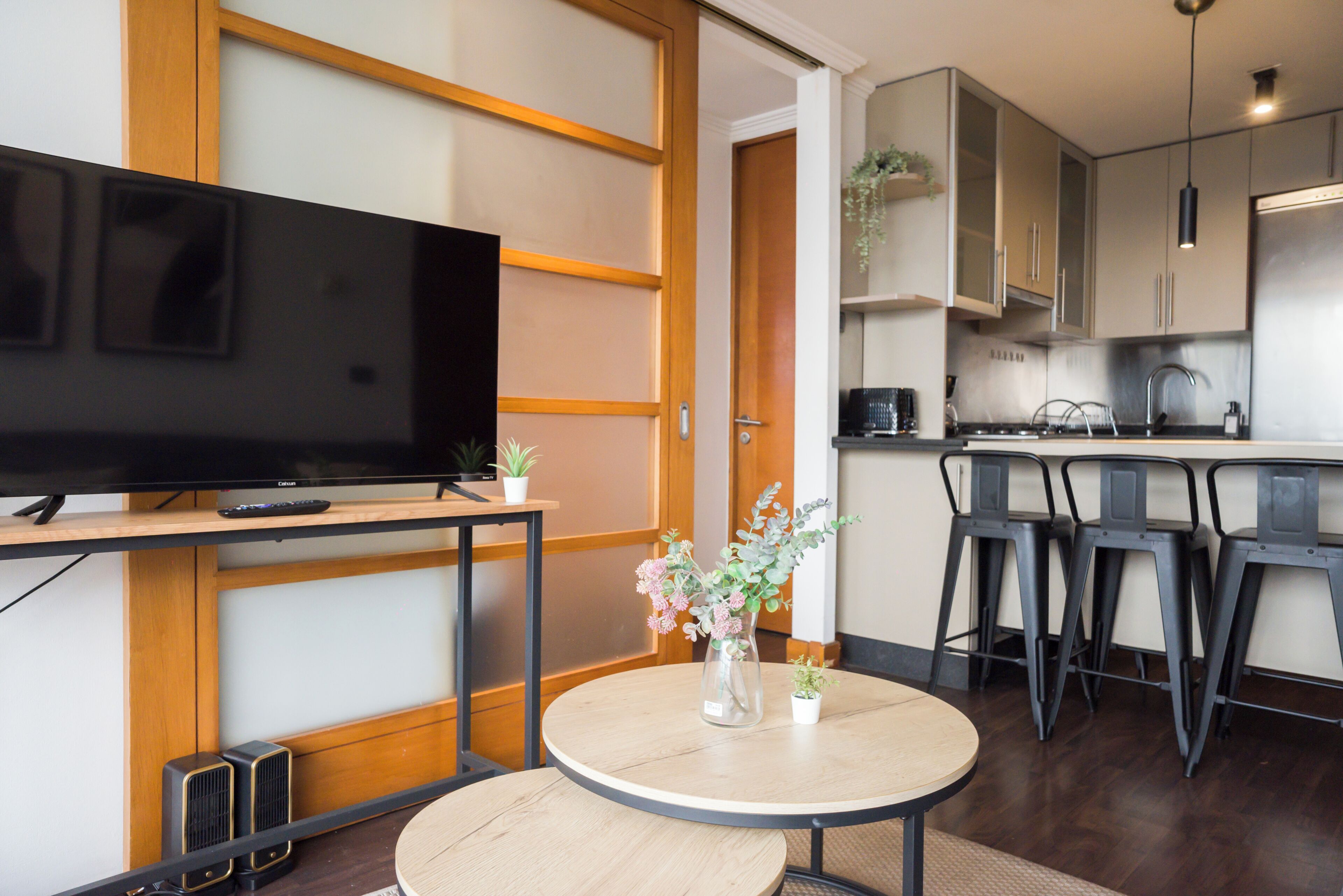 Familienapartment, Balkon, Stadtblick | Eigene Küche