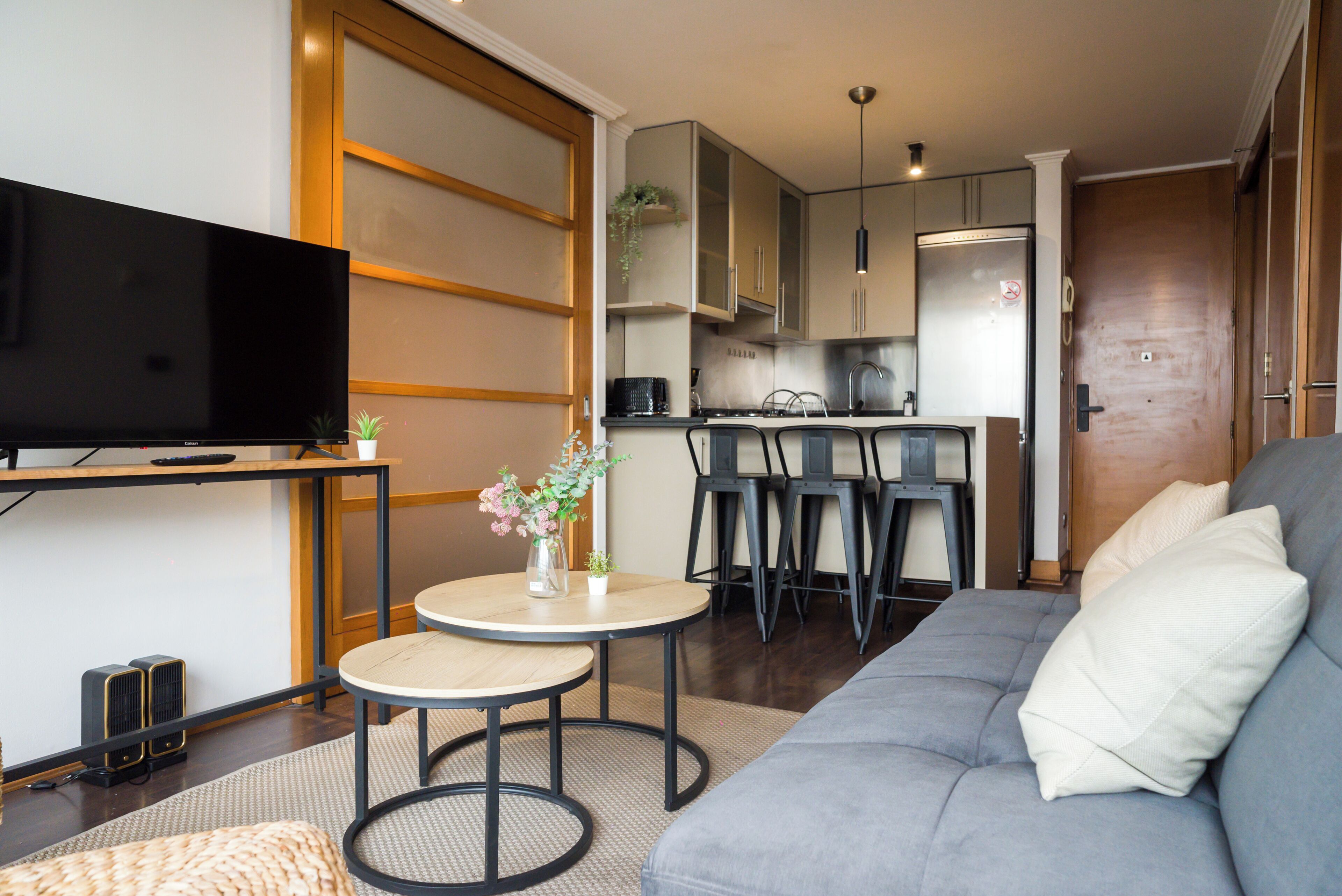 Family Apartment, Balcony, City View | Ruang tamu
