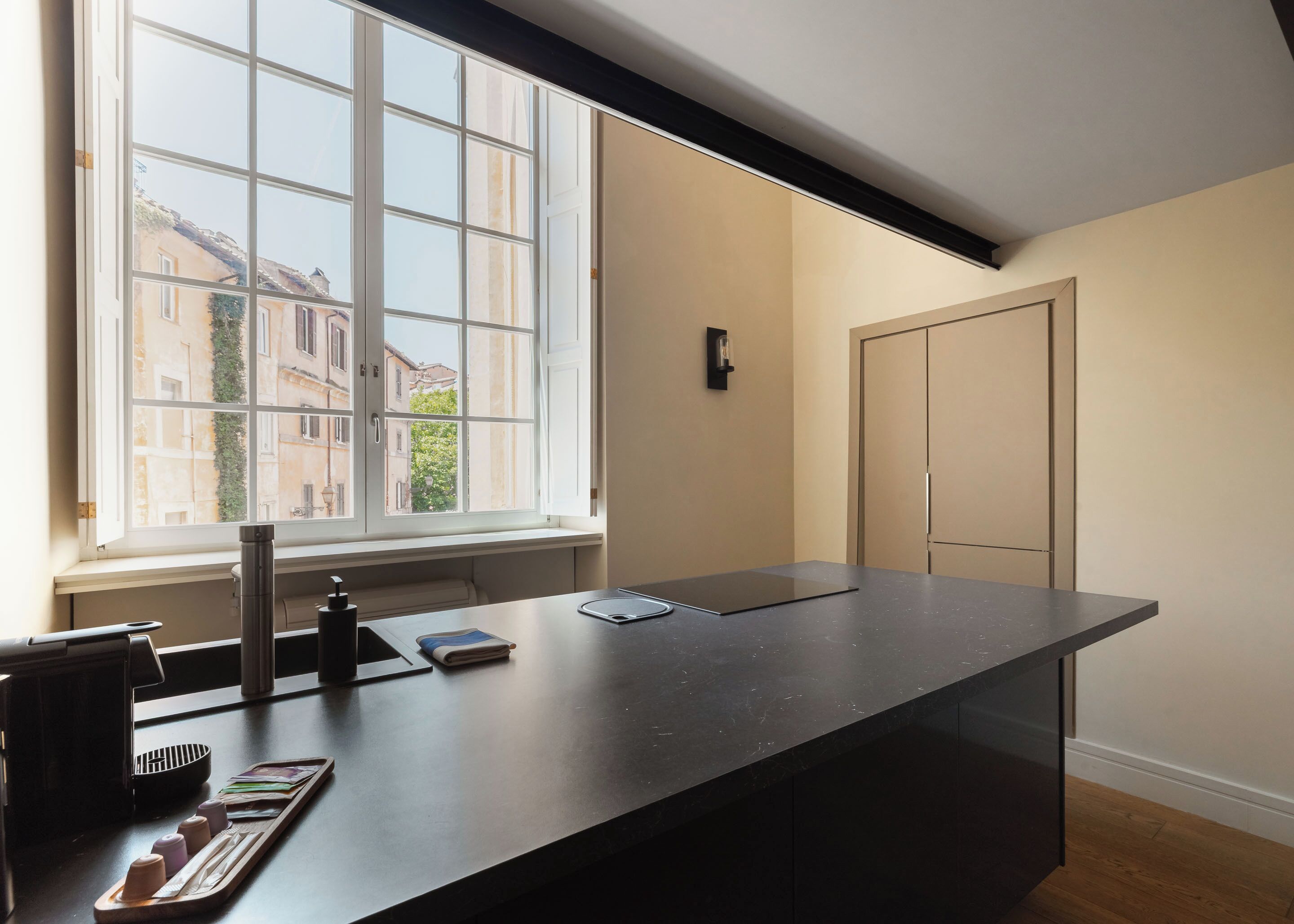 One Bedroom Comfort Apt with sofa bed | Eigene Küche | Espressomaschine, Kühlschrank, Mikrowelle, Ofen