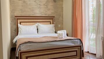 Double Room, Mountain View | Premium bedding, minibar, in-room safe, desk