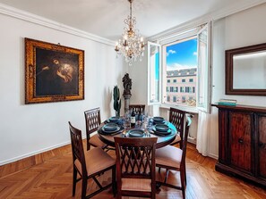 Dining - Designer Penthouse with a View of the Ghirlandina (Modena)