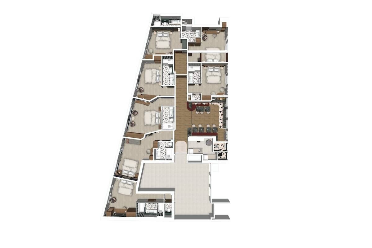 Chambre Familiale | Plan d’étage