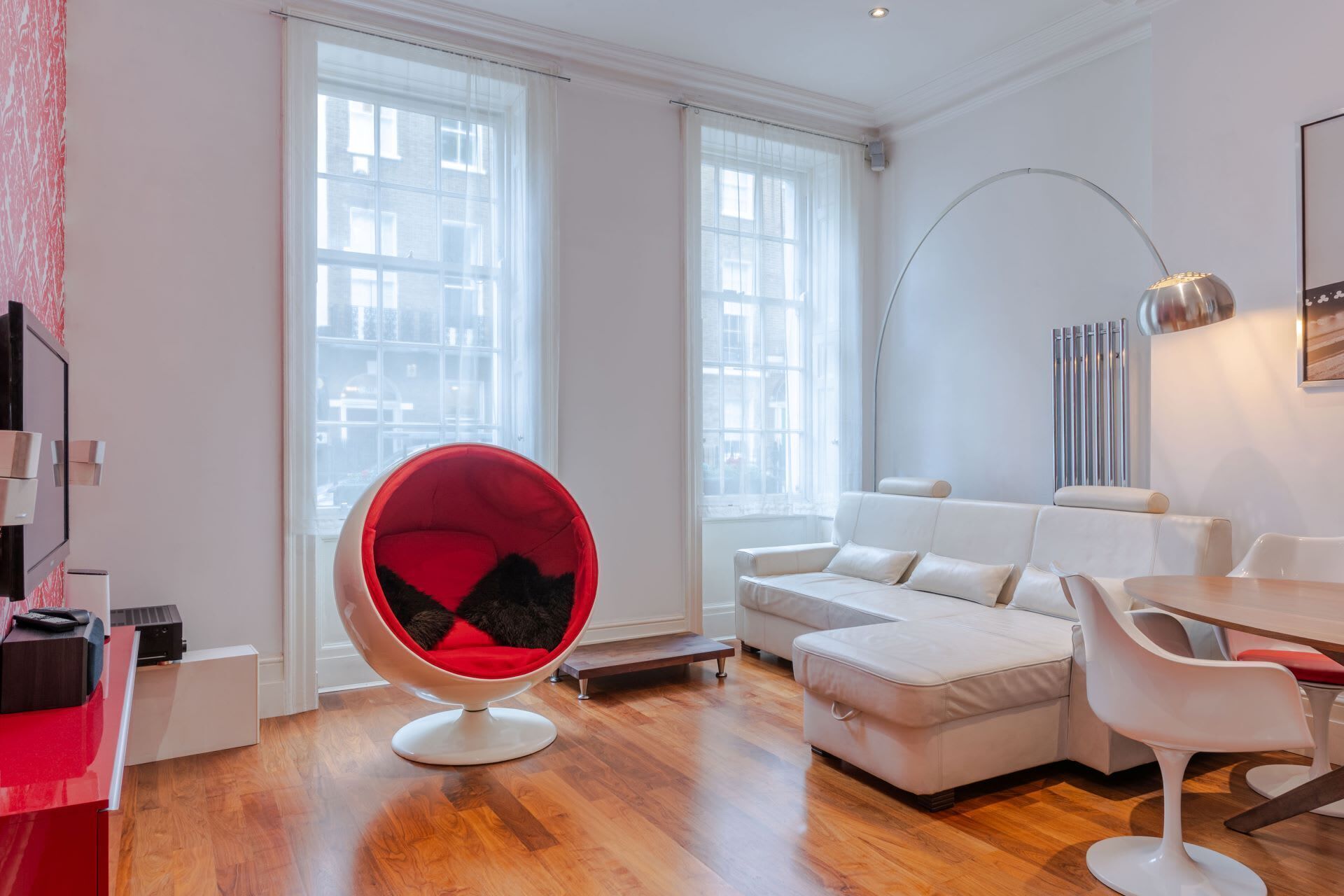 Apartment, 1 Double Bed with Sofa bed, Kitchen, City View (Fitzroy St 39B) | Living area