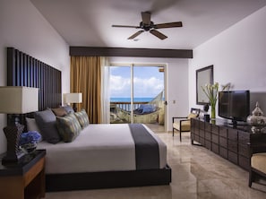 Habitación doble Deluxe, vista al océano | Wifi gratis 