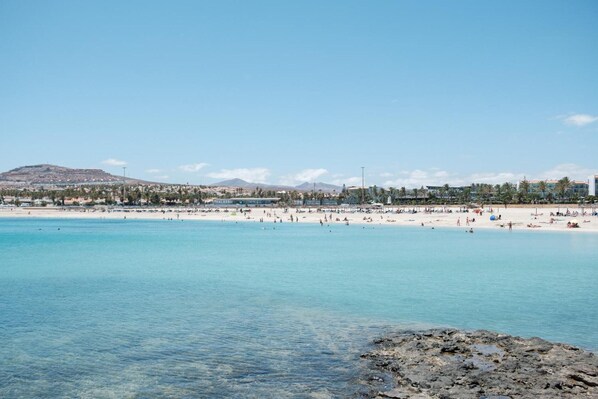 Beach - Sunny Apartment in Costa de Antigua for 4 Guests (Nuevo Horizonte)
