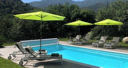Bed & Breakfast Suite Sable, vue piscine et terrasse