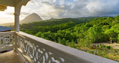 Spacious Family Oasis with Piton and Ocean Views