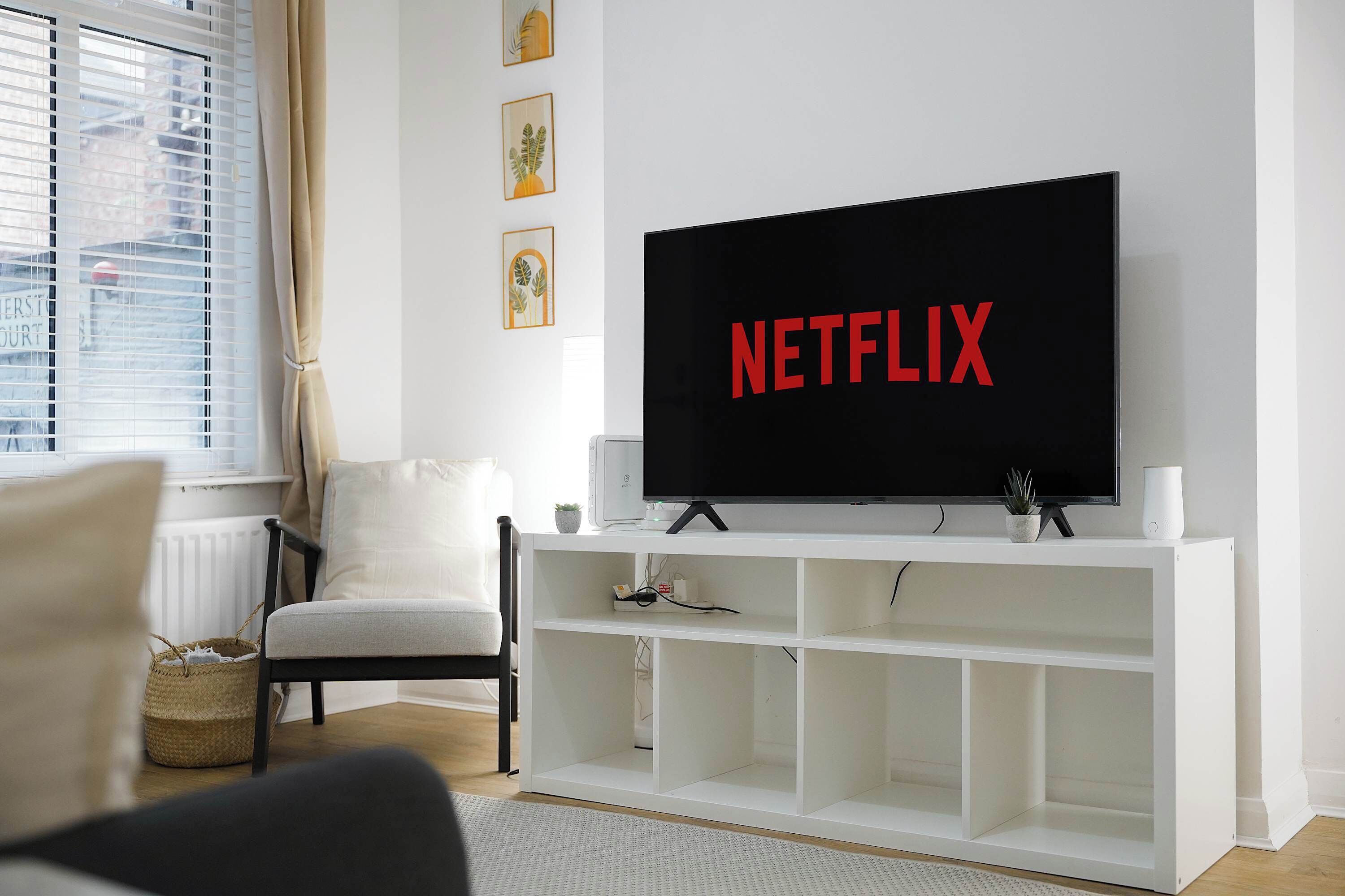 Unwind in a stylish living area complete with a sofa, chair, Smart TV, reliable Wi-Fi, and a convertible dining table that provides flexibility for everyday use.