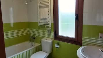 Douche, serviettes fournies