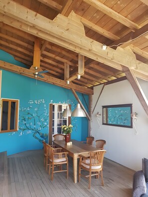 Dining - Holiday Home Gauguin with Jacuzzi and Three Terraces, Lot-et-Garonne (Douzains)