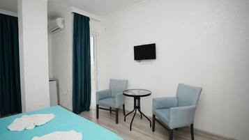 Family Room, Balcony, Courtyard View
