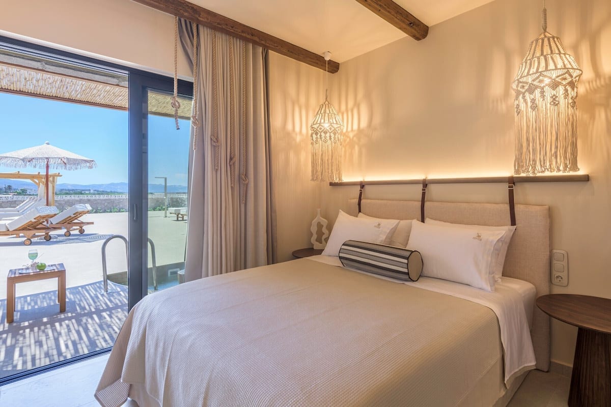Luxury Quadruple Room, Pool View | In-room safe, soundproofing, iron/ironing board, free WiFi