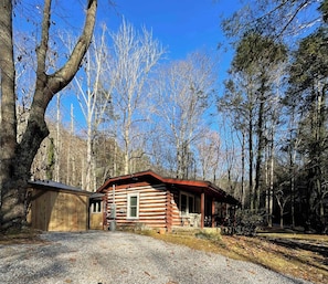 Exterior - Peaceful Creekside Cabin, Dog-friendly, Hot Tub, Gas Fireplace, Gas Grill (Weaverville)