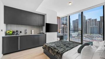 2 bedrooms, iron/ironing board, travel crib, WiFi