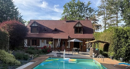 Country House with Heated Pool in the Normandy Countryside, Sleeps 11