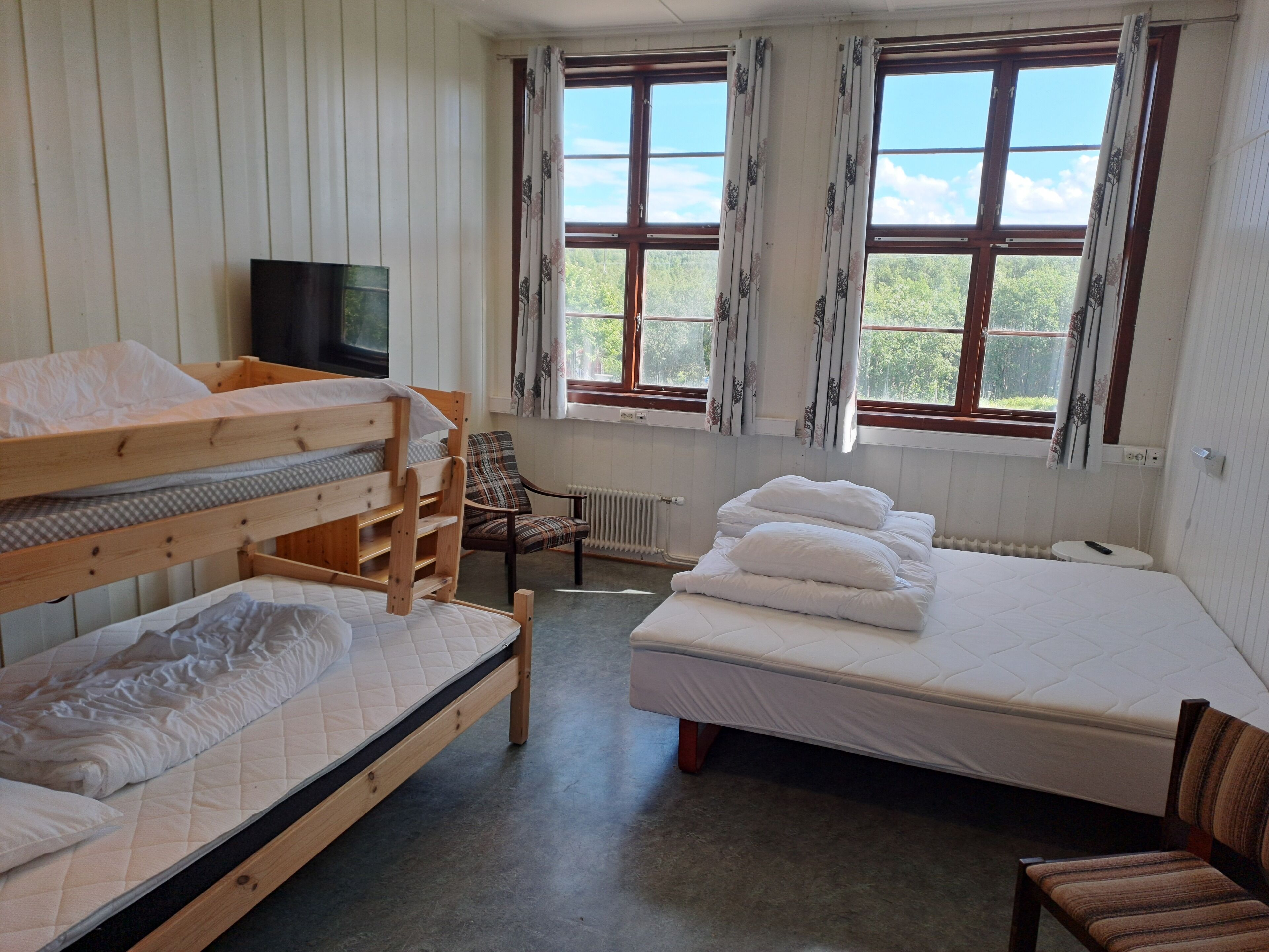 Familien-Vierbettzimmer, Mehrere Betten, Nichtraucher, Gartenblick