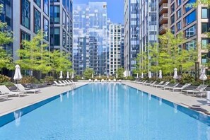 Pool - Bright Seaport Living | Walk to Waterfront Dining (Boston, MA)