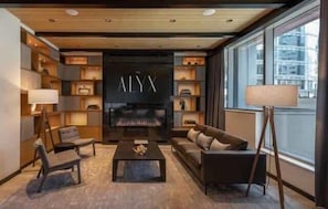 TV, offices - Bright Seaport Living | Walk to Waterfront Dining (Boston, MA)