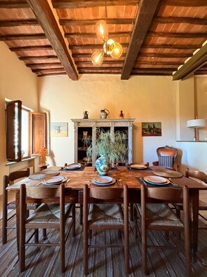 Dining - New!  Huge luxury three bedroom apartment in the Historic Centre of Siena (Siena)