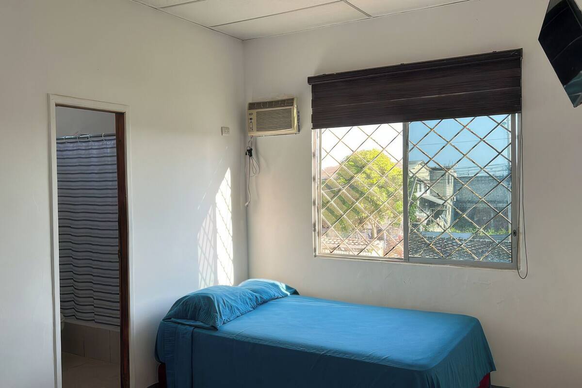 Standard Double Room, Air conditioning, City View | Laptop workspace, blackout drapes, iron/ironing board (on request)