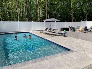 Pool - PrivatePool@HolmesHideaway~6Bd6Bt~Arcades~~Theater (Long Pond)