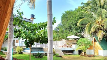Baita Classic, vista cortile | Parco della struttura