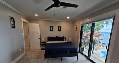 Resort style house on the river with dock,Fishing, boating, salt water pool!