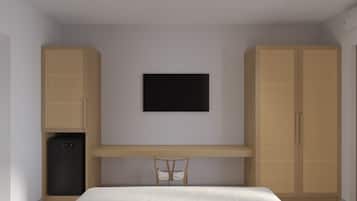 Caja de seguridad en la habitación y escritorio