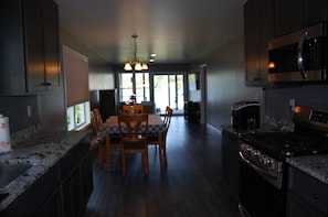 Private kitchen - 3-bedroom on Ballston Lake, spectacular views and lake access. (Ballston Lake)