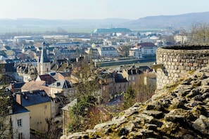 Blick von der Unterkunft