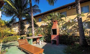 Outdoor dining - Apartment in a Cond. w/ Pool and BBQ Tpv1113 (Porto Seguro)