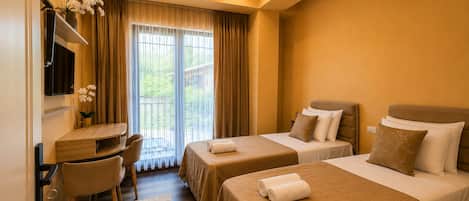 Comfort Double or Twin Room, Mountain View | Desk, laptop workspace, WiFi (free)