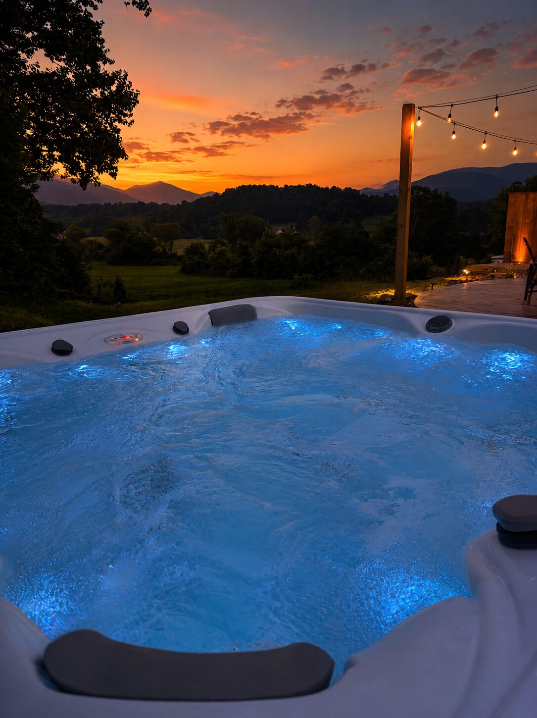 Baignoire à remous extérieure