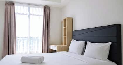 Minimalist Cozy 1Br At Apartment Borneo Bay Residences