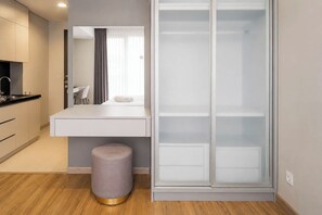 Interior - Serene Airy Studio At Apartment Tamansari Skylounge Balikpapan (Balikpapan)