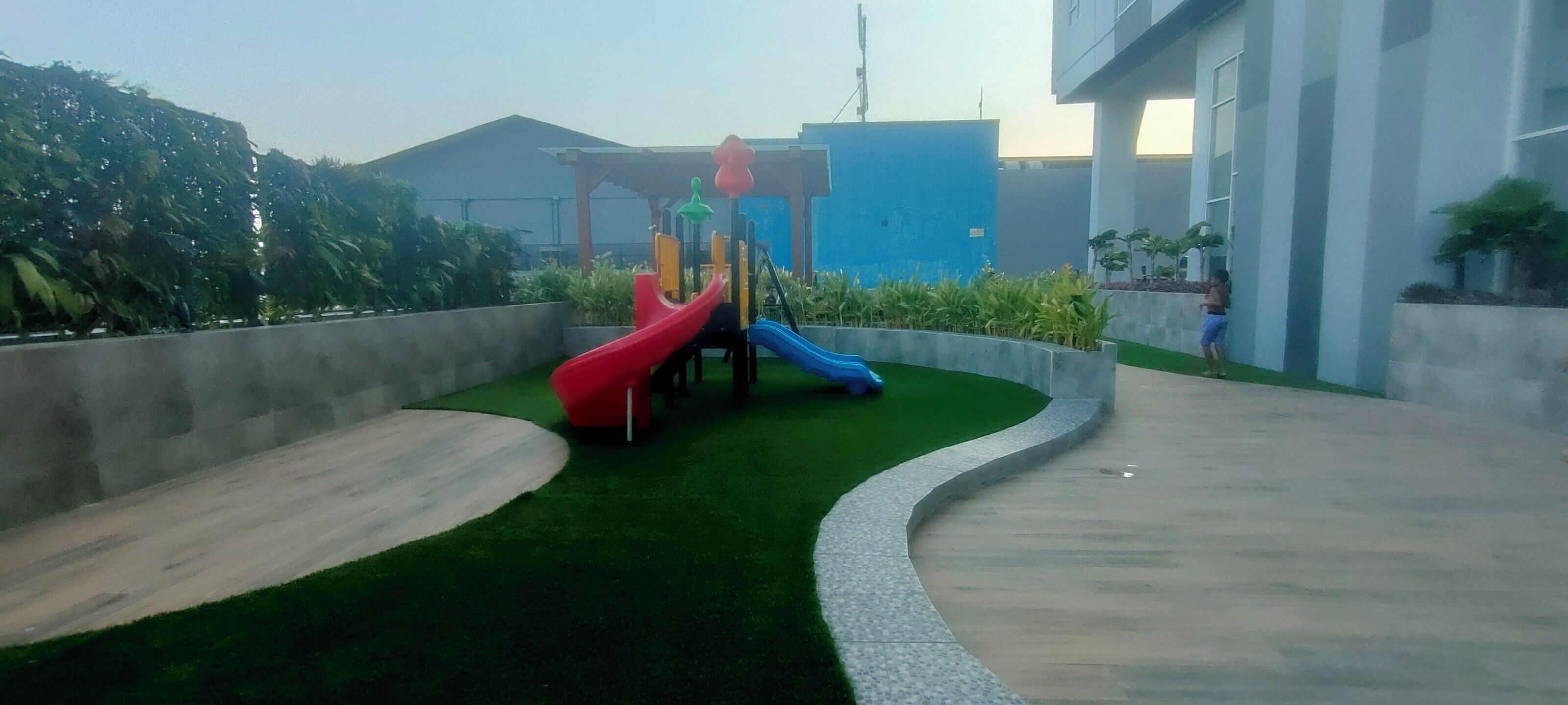 Área de juegos infantiles al aire libre