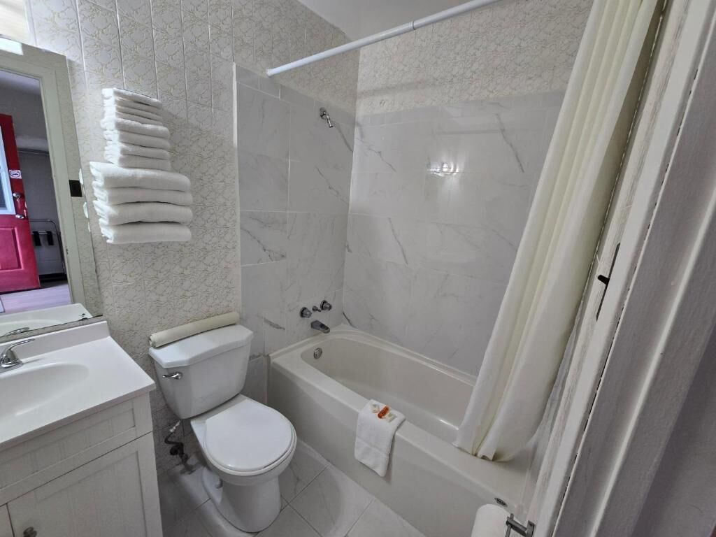 Double Room | Bathroom | Bathtub, free toiletries, soap, shampoo