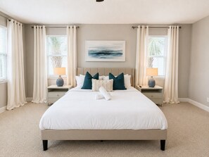 4 bedrooms, iron/ironing board, travel crib, WiFi