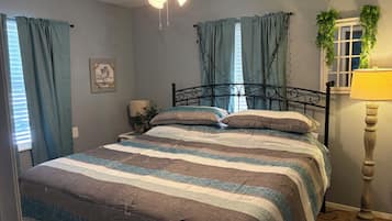 2 habitaciones, escritorio, wifi gratis y ropa de cama