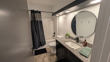 Towels, soap, toilet paper