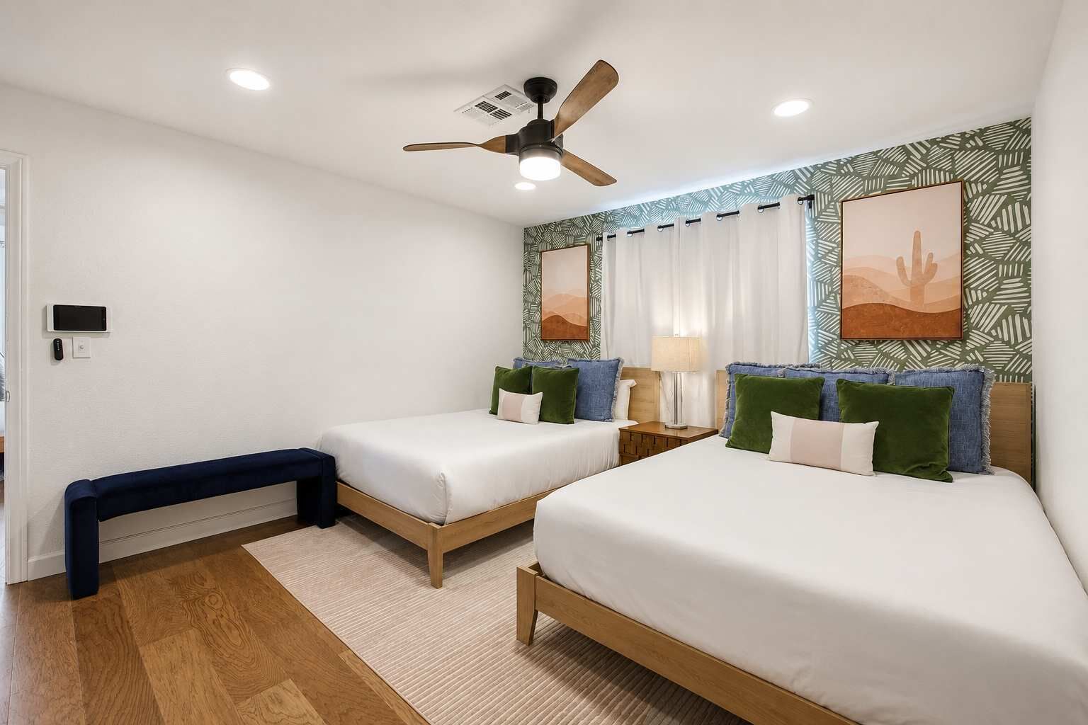 4 bedrooms, iron/ironing board, travel crib, WiFi