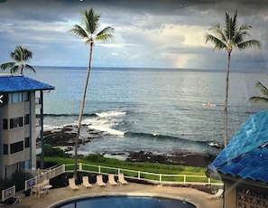 Property grounds -  Oceanfront Kona Reef Condo – Ironman Week Available! 
October 3–10 (Kailua-Kona)