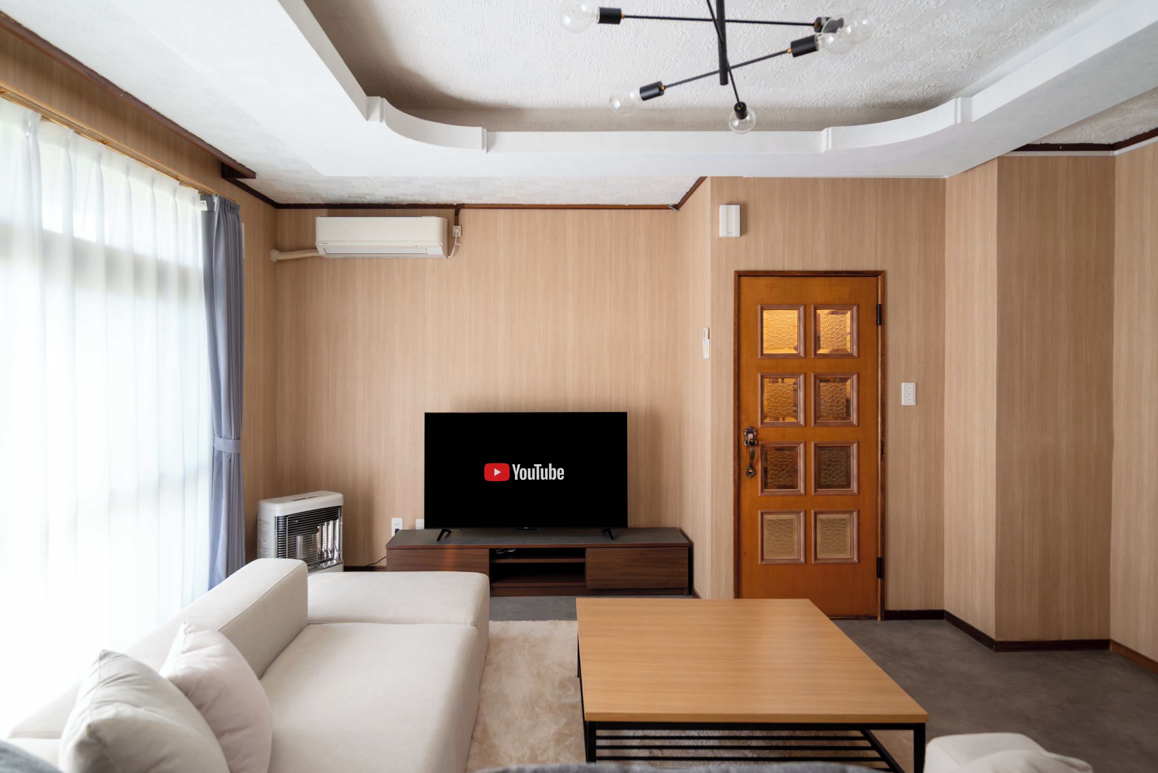 Maison, 3 chambres, vue ville | Coin séjour