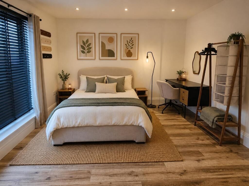 4 bedrooms, iron/ironing board, WiFi, bed sheets
